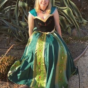 Princess Anna Frozen Costume Dress